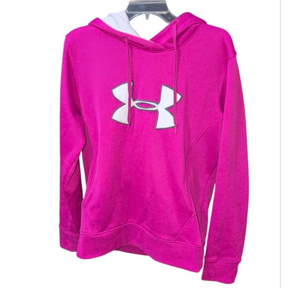 Under Armour Storm ColdGear Hoodie Pullover - a warm, cozy fleece sweater - Picture 1 of 6